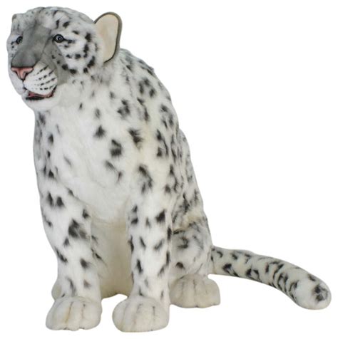 Snow Leopard Stuffed Animal - Contemporary - Kids Toys And Games - by