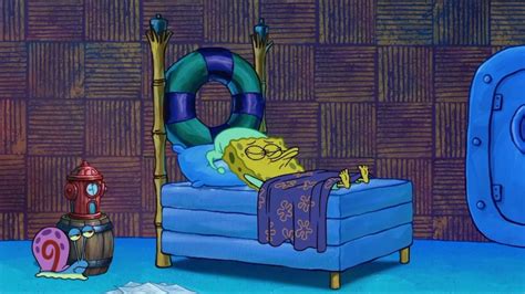 Spongebob Sleeping In Bed