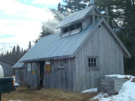 Many of our pieces are one of a kind. Maine Maple Sunday sugar shack | Sugar shack plans, Sugar ...