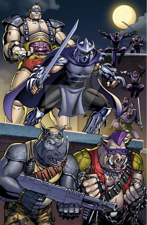 90s Teenage Mutant Ninja Turtles Cartoon Shredder By Dan The Artguy