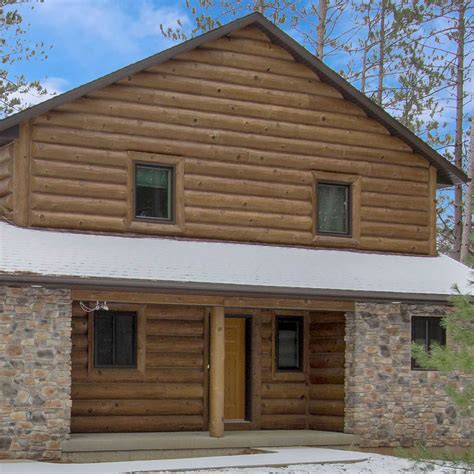 Featuring A Wide Selection Of Log Siding Wood Paneling Log Electrical