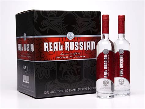 Real Russian Vodka Russian Vodka Vodka Alcohol Packaging