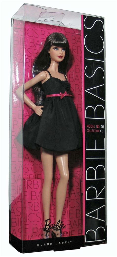 Tiffany haze has fun with her toys 1. BARBIE BASICS Doll Black Dress Muse Model No 1 01 001 ...