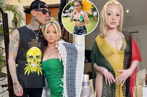 Travis Barkers Daughter Alabama Blasted For Jamaican Outfit Giving