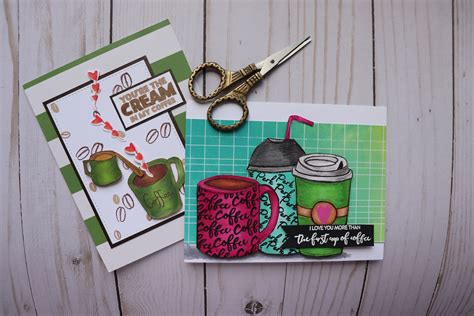 more coffee themed cards | Coffee themed cards, Themed cards, Cards handmade