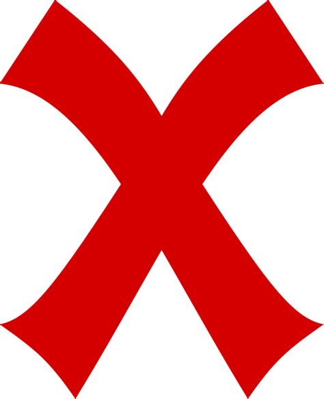 X Marks The Spot Openclipart