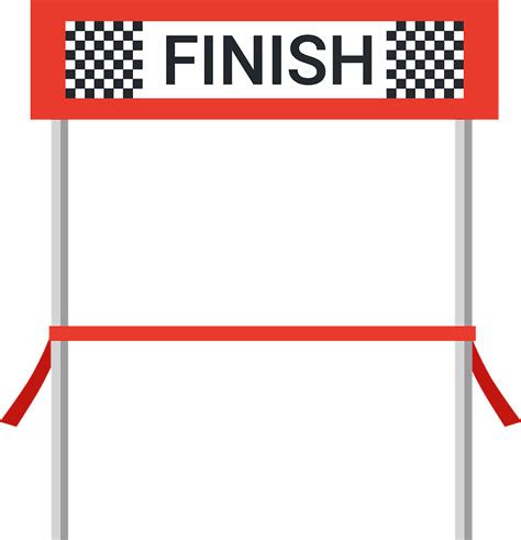 Race Finish Line Clipart