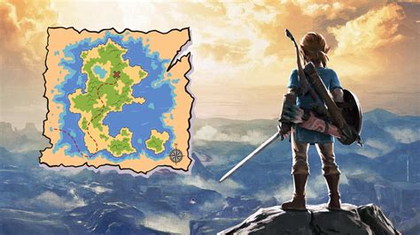 Zelda Botw Die Komplette Karte Der Spielwelt Alle Gebiete Und