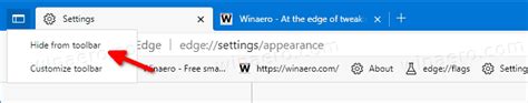 Addremove Icons In Microsoft Edge Toolbar Windows 10 Tutorial Add Or