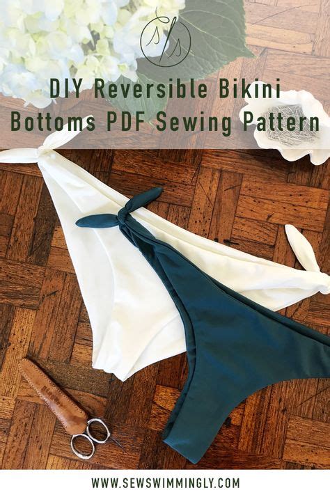 Learn How To Sew These Reversible Tie Side Bikini Bottoms Like A Pro