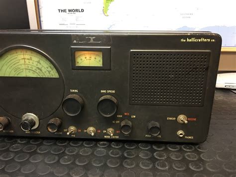 Vintage 50s Tube Radio Hallicrafters S 77 Shortwave Radio Receiver