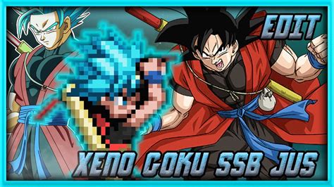Edit Super Saiyan Blue Xeno Goku Jus Mugen Youtube