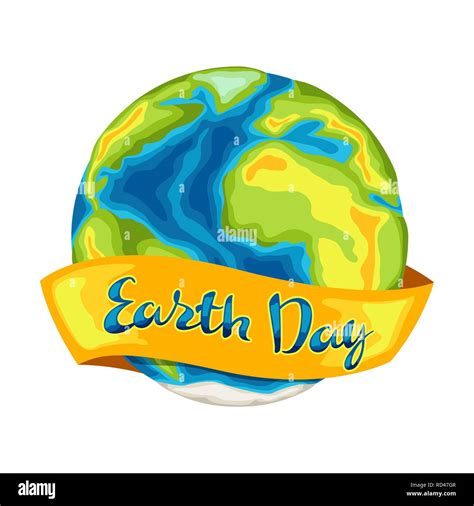 Happy Earth Day Card Stock Vector Image And Art Alamy
