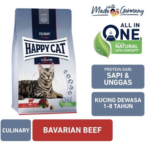 Jual Happy Cat Supreme Culinary Bavarian Beef 300gr Freshpack