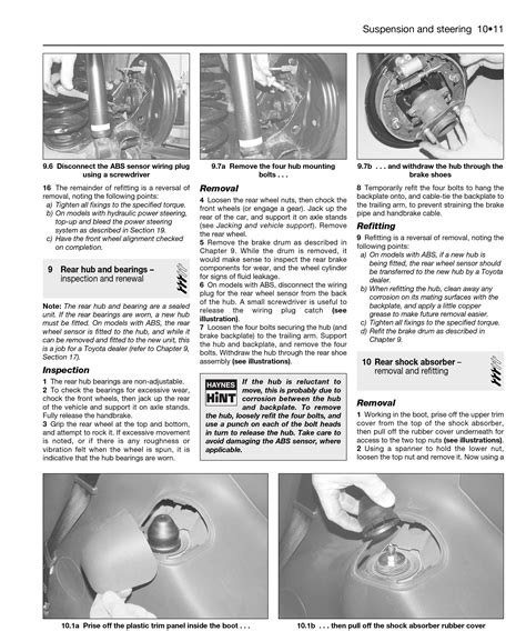 Toyota Yaris 1999 2005 Haynes Repair Manuals And Guides
