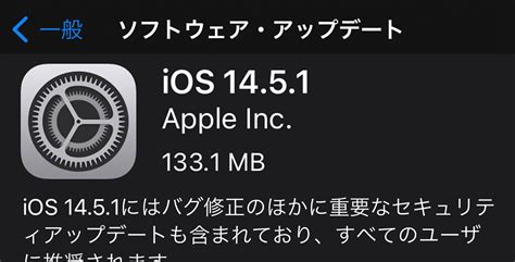 Apple、「ios 1451」「ipados 1451」を配信〜アプリのトラッキングの透明性・セキュリティの問題を修正