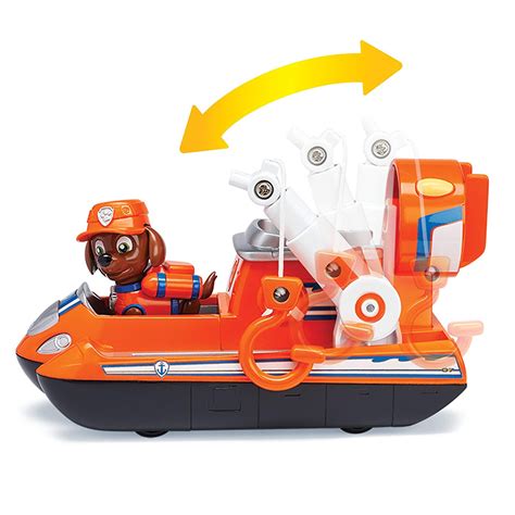 Zumas Ultimate Rescue Hovercraft With Moving Propellers And Rescue Hook