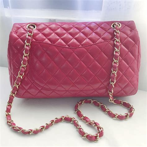 Chanel Valentine Charms Medium Flap Bag In Rose Pink Lambskin Luxury