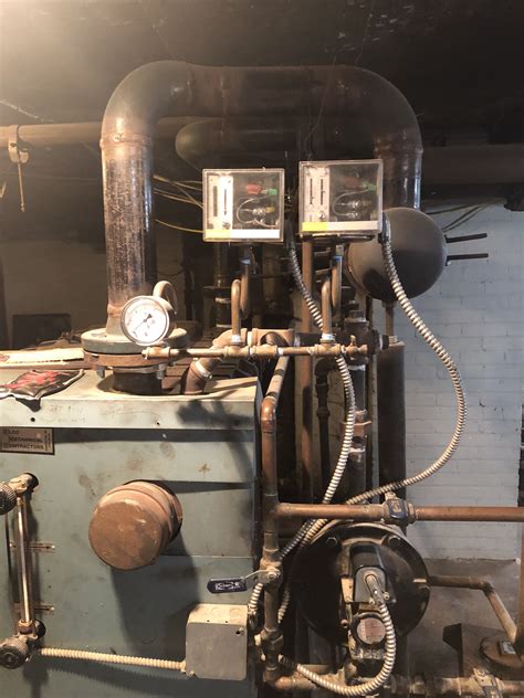 Got To See This Old Ideal Steam Boiler On Friday — Heating Help The Wall