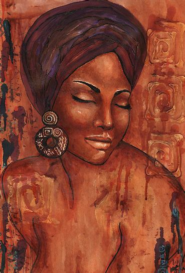 Daydreaming By Alga Washington Black Art Female Art African Paintings