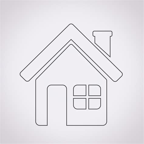 Home Icon Symbol Sign 631193 Vector Art At Vecteezy