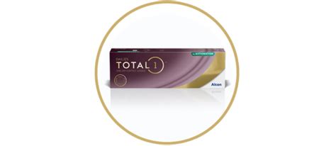 Dailies TOTAL1 For Astigmatism Daily Contact Lenses TOTAL