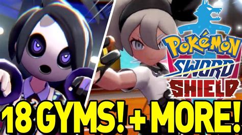 18 GYMS CONFIRMED HUGE NEWS In Pokemon Sword And Shield Changing