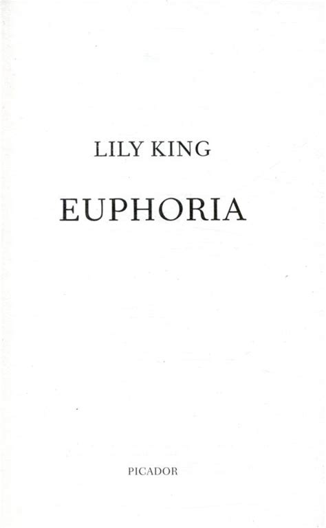 Euphoria Lily King Author 9781447286196 Blackwells