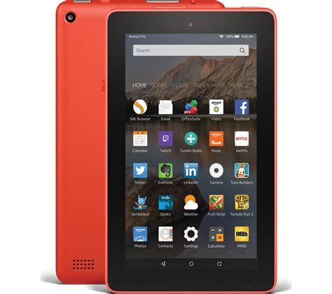 Amazon Fire 7 Tablet 16 Gb Tangerine Deals Pc World
