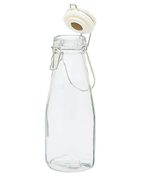 Kitchen Life Bottle Glass Clip Lid 500ml Clear The Culinarium