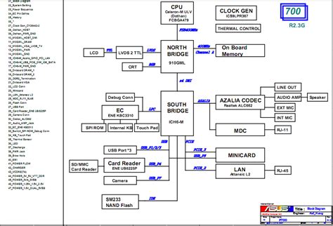 Asus Circuit Diagram Laptop Schematic