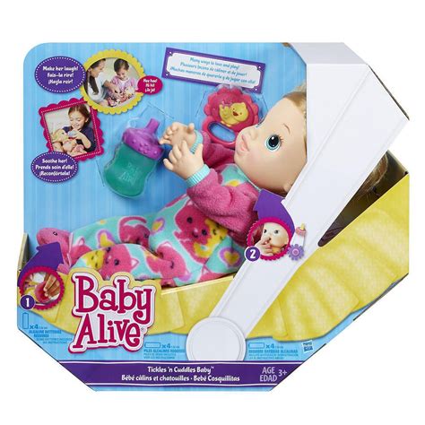 Baby Alive Tickles N Cuddles Doll Blonde Hair By Hasbro Baby Dolls