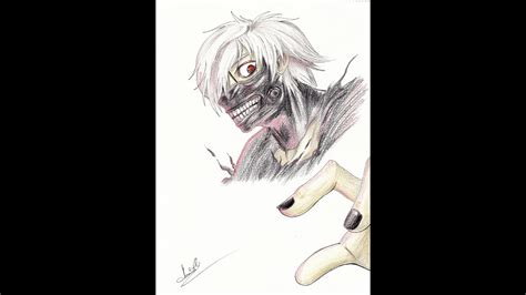 How To Draw Ken Kaneki Tokyo Ghoul Timelapse Como Dibujar Ken Kaneki