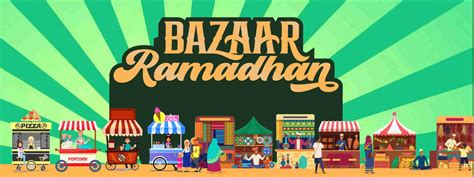 Bazaar Ramadhan Background Vector Art By Cherrychen2 On Deviantart