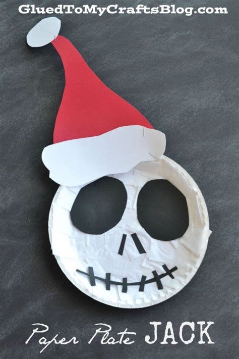 With Directions The Nightmare Before Christmas Paper Plate Jack