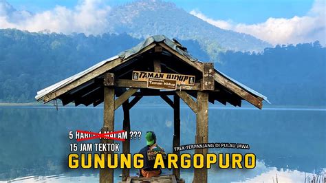 Jam Tektok Gunung Argopuro Via Baderan Lintas Bremi Full Trek