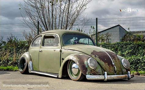 Slammed Vw Beetle Oval Volkswagen Aircooled Volkswagen Bug Vintage
