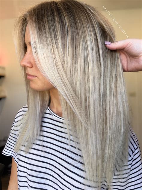 Instagram Hotteshair Balayage Blonde Straight Blonde Hair Hair Styles Long Hair Styles