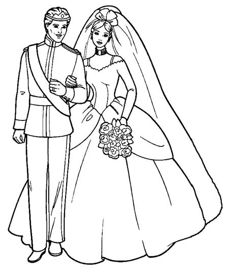 Disegni Barbie Sposa Disegni Per Bambini Da Stampare E Colorare By