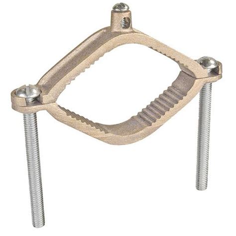 2 Pcs Bronze Ground Clamp For Bare Wire And Pipe Size 2 12 To 4 In