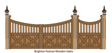 Brighhton Feature Wooden driveway and pedestrian gates | Timber gates, Wooden gates, Wooden ...