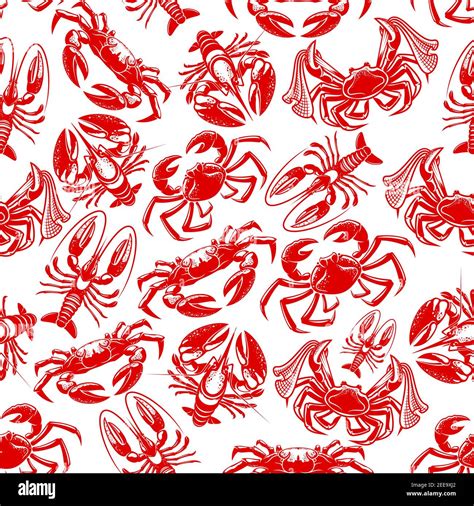 Crab Net Underwater Stock Vector Images Alamy