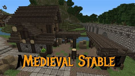 18 minecraft medieval build ideas and tutorials. Minecraft - Gundahar Tutorials - Medieval Stable - YouTube