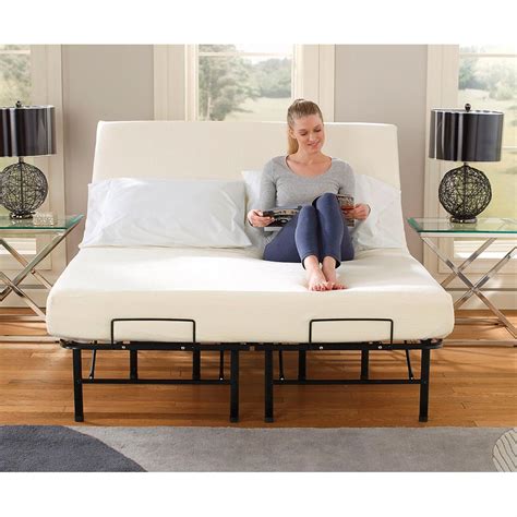 Tranquil Sleep® Portable Adjustable Bed Frame Foundation 224379