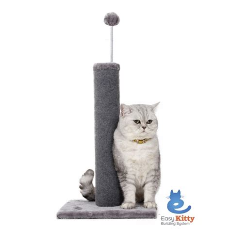 Cat Craft Carpet Scratching Post Grey