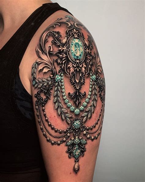 Pin By Barbara T On Art Lace Tattoo Lace Sleeve Tattoos Gem Tattoo