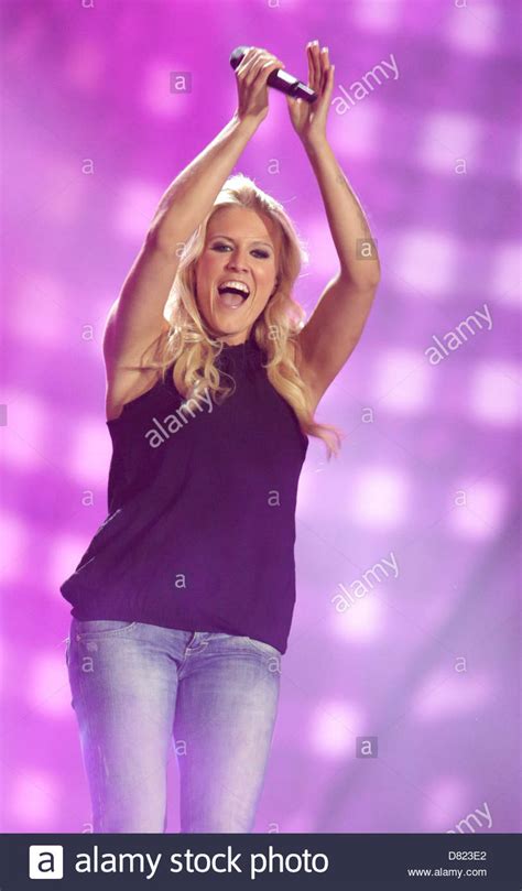 Malmo Sweden Th May Singer Natalie Horler From The Band Cascada Representing Germany