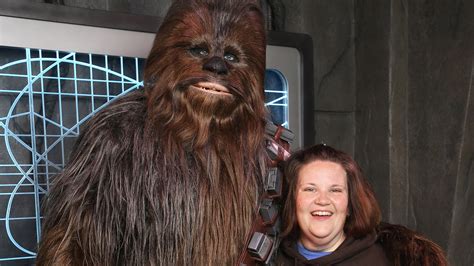 ‘chewbacca Mom Visits The Place Where Star Wars Lives At Disneys
