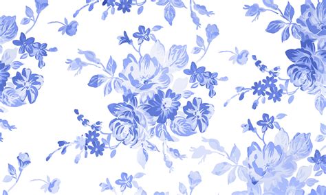 Floral Watercolor Background Watercolor Background Blue Floral Wallpaper