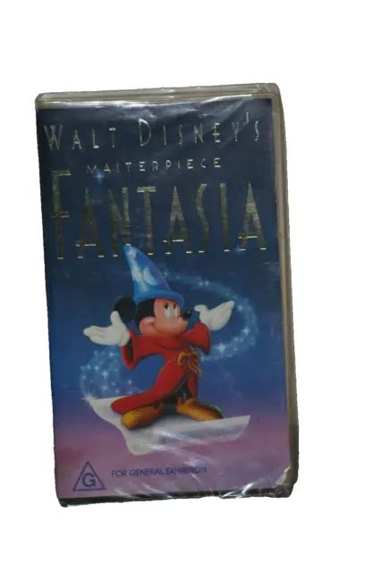 Fantasia Vhs Disney Classic Animated Masterpiece Eur 060 Picclick Fr